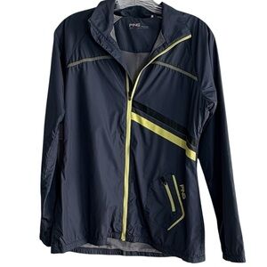 🌺PING Black and Yellow Golf Windbreaker Jacket Size Medium🌺